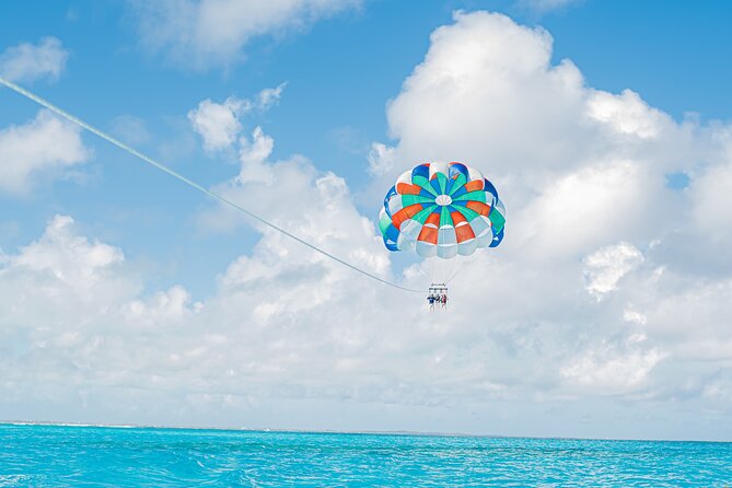 1 Hour Private Parasailing Charter, Grace Bay, Providenciales - How Wet Will You Get?