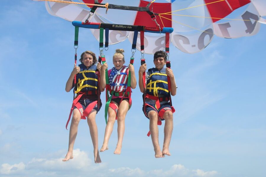 90-Minute Parasailing Adventure in Anna Maria Island, FL - A smooth launch from the boat deck