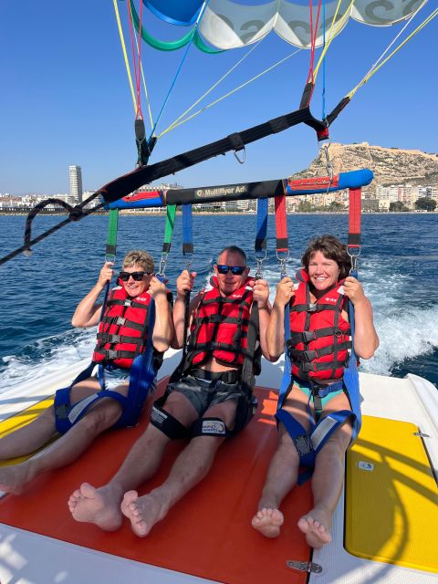 Alicante: Parasailing and Boat Ride - Starting at Marmarela Water Sports Centre