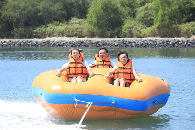 Bali Parasailing, Banana, Jet Ski, and Sea Walker with Transfer - Walking on the ocean floor with Sea Walker