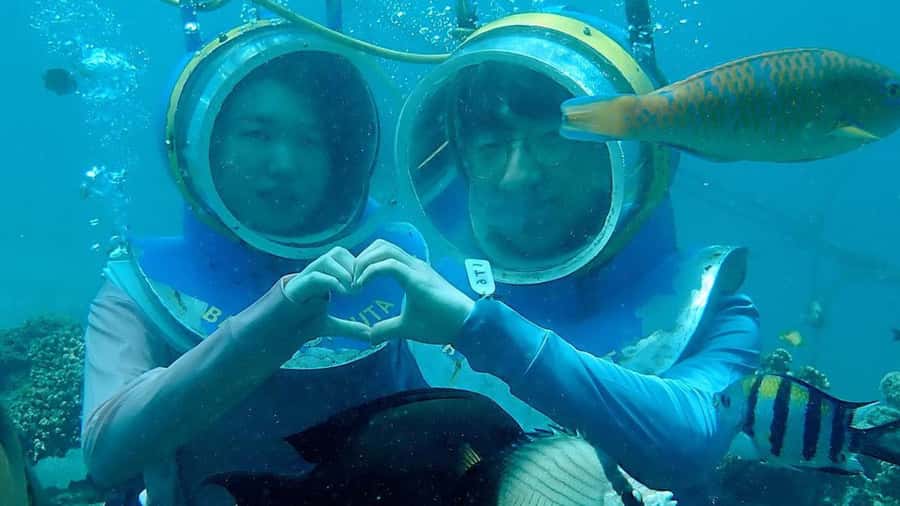 Bali: Sea Walk, Solo Jetski and Parasailing with Pickup - Walking Along The Ocean Floor With A Sea Walk Helmet