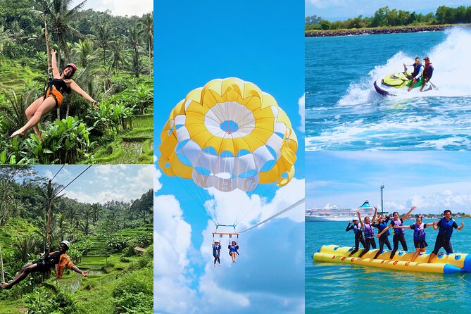 Bali: Zipline + Watersport Trio (Jetski, Parasailing, BananaBoat) - Key points to know before booking