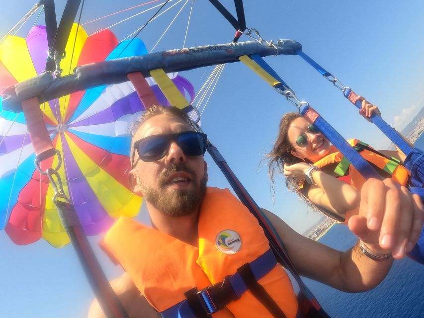 Barcelona: Guided Parasailing Experience - The speedboat ride before the flight