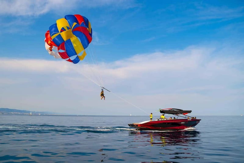 Barcelona: Parasailing magic flight and views above the sea - Starting at Brutal WaterSports Barcelona