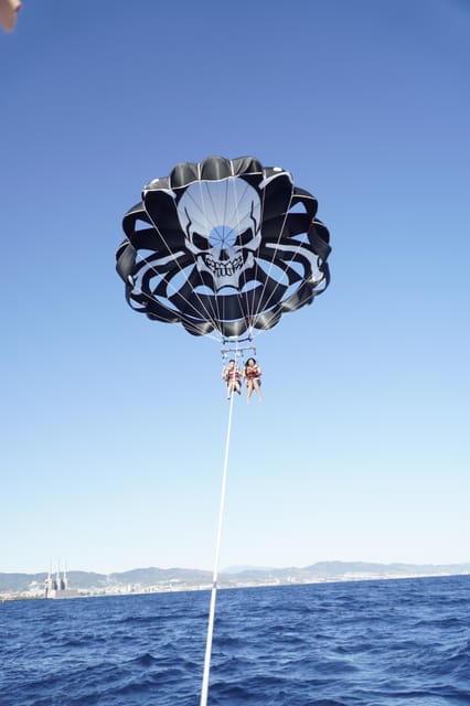 Barcelona: Parasailing with 360º Panoramic Skyline Views - Taking off from Port Fòrum