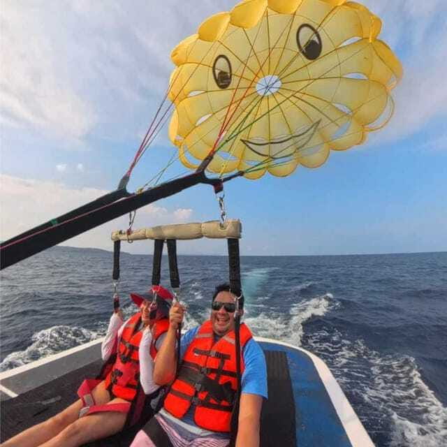 Boracay: Parasailing Adventure with Insta 360-Degree Camera - The five-minute speedboat ride