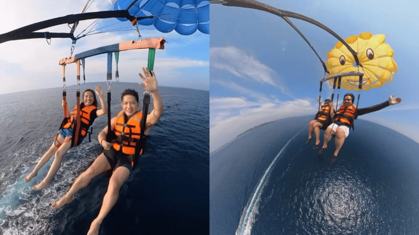 Boracay Parasailing with Insta 360 - My verdict: book it if the camera and view matter