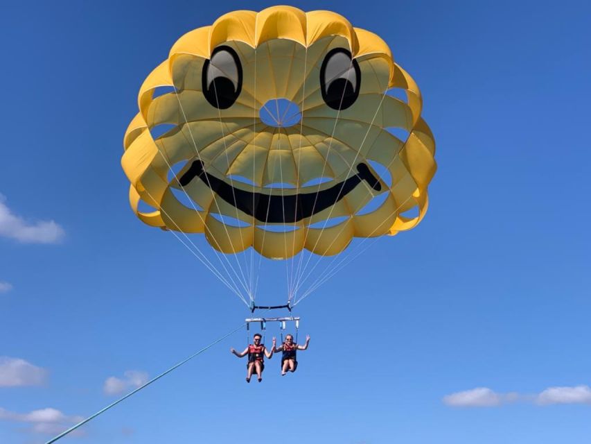 Cala Bona: Parasailing Experience - Flying alone, as a pair, or as a group of three