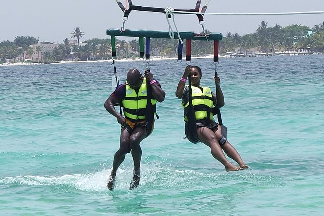 Cancun Adventure: Reef Snorkeling & Parasailing Experience - Getting ready for the water
