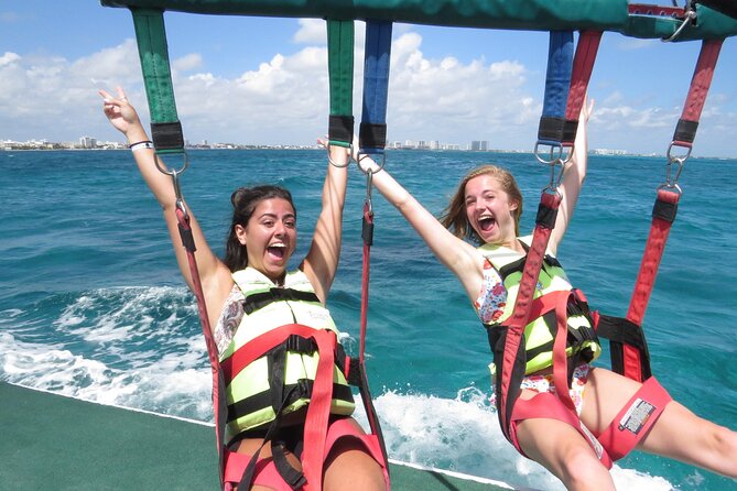 Cancun Combo Adventure: 4-Reef Stop Snorkeling and Parasail Ride - Four underwater stops in about two hours