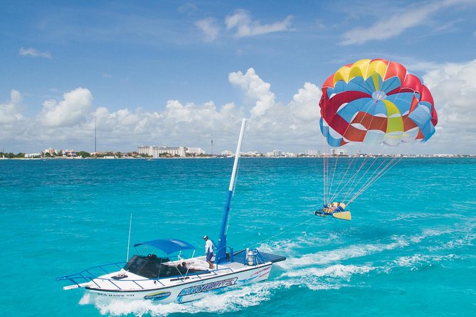 Cancun Parasailing Adventure - Taking off from Cancun’s hotel zone