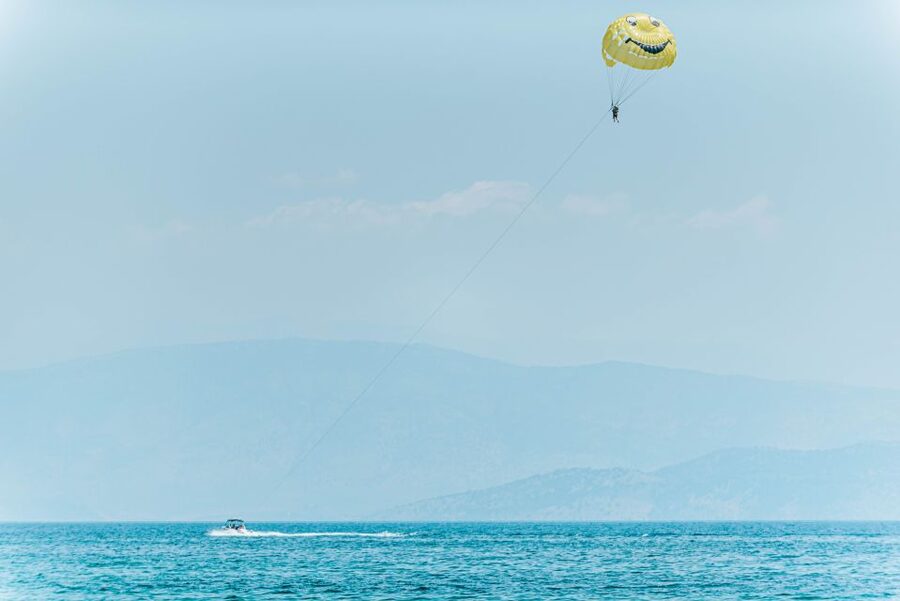 Corfu: Parasailing Adventure Near Corfu Town - Ten minutes above the turquoise water