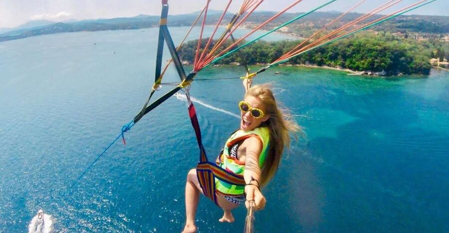 Corfu: Parasailing Adventure Near Corfu Town - The boat ride along Corfu’s coast