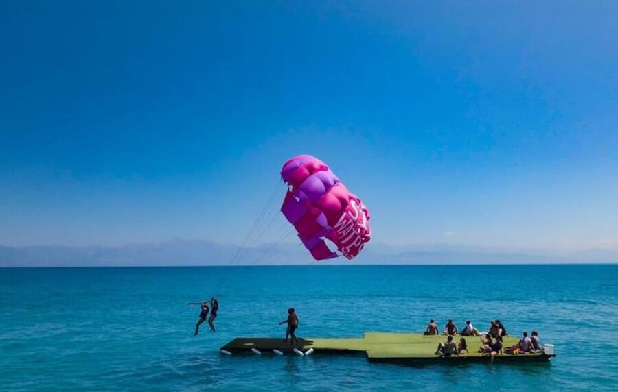 Corfu: Parasailing Experience for 2 in Sidari - From Sidari beach to the sea launch point