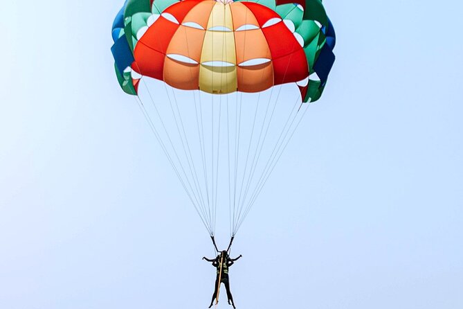 Corfu Parasailing - Fly High in the Sky - The boat ride to the flight zone