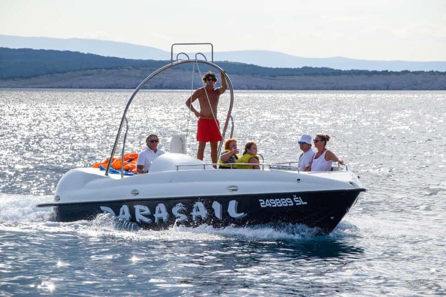 Crikvenica: Parasailing Experience Over the Adriatic Sea - The optional water touch-down