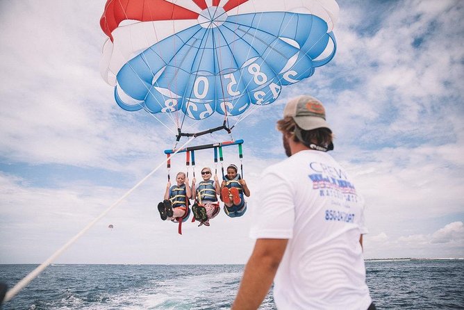 Destin Parasailing Trips - The short boat ride before the parasail