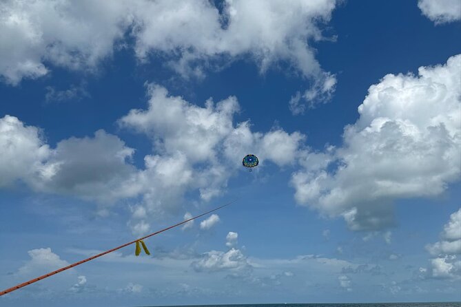 Experience Parasailing in Sarasota - Taking Off at Ken Thompson Parkway