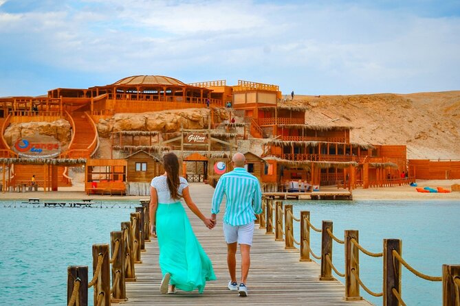Fantastic Orange Bay & Parasailing & Water sports & Snorkeling -Hurghada - From your Hurghada hotel to the marina