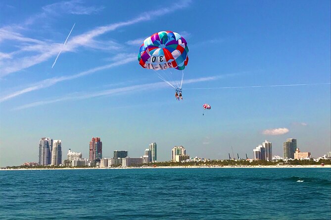 Fly South Beach Via Flysobe Parasail - Group Size and Shared Boat Timing