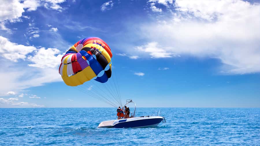 From Sharm El-Sheikh: Sharm El-Maya Parasailing Adventure - Four minutes above the Red Sea