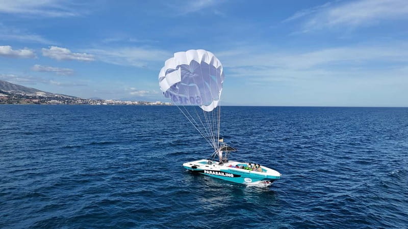 Fuengirola: Best luxury parasailing in Fuengirola - Arriving beside Sould Park in Fuengirola