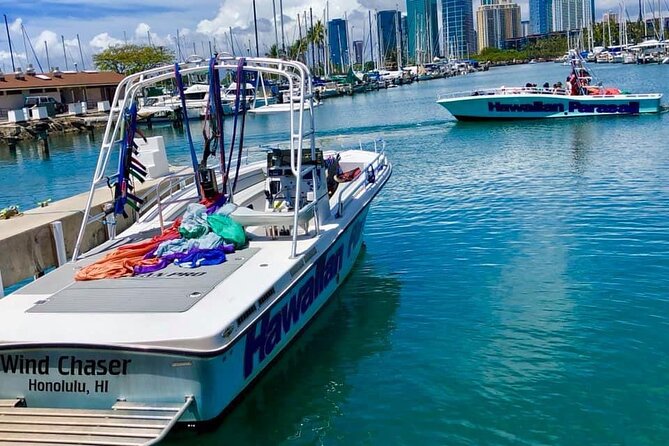 Hawaiian Parasail Since 1977 from Waikiki Beach - The soft launch and the first view of Waikiki
