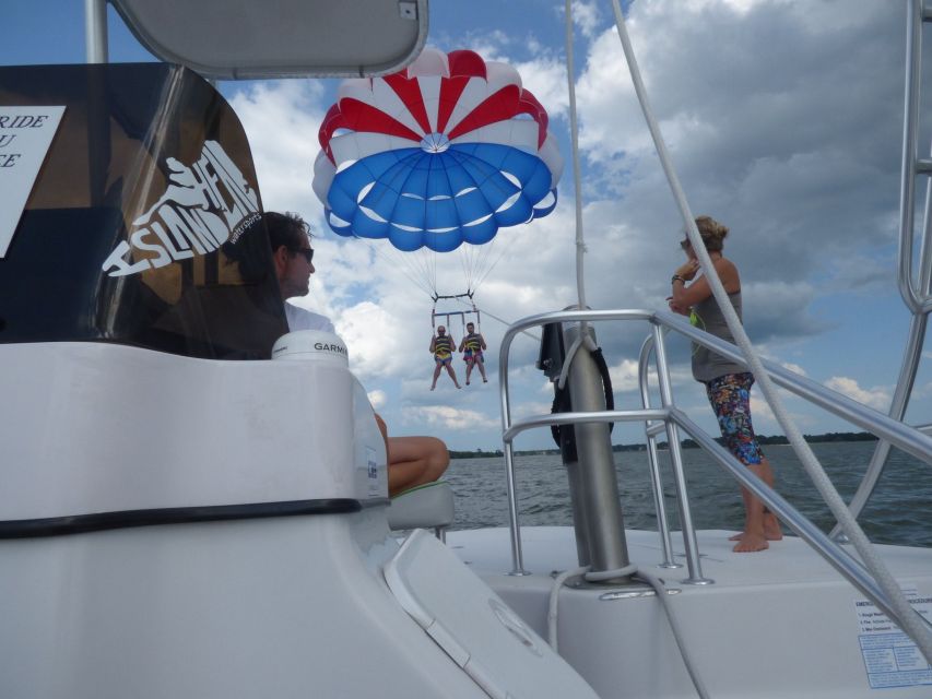 Hilton Head Island: High-Flying Parasail Experience - Taking off from the 31-foot Ocean Pro