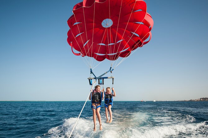 Hula Hula Island by Catamaran with Parasailing Fly - Hurghada - Hula Hula Island and its three-hour beach break