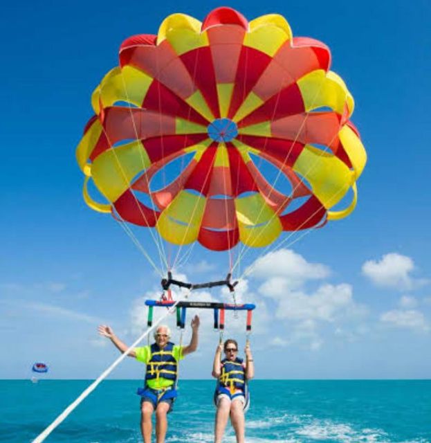 Hurghada: Speedboat Parasailing Adventures & Hotel Pick up - At the marina, expect a quick safety briefing
