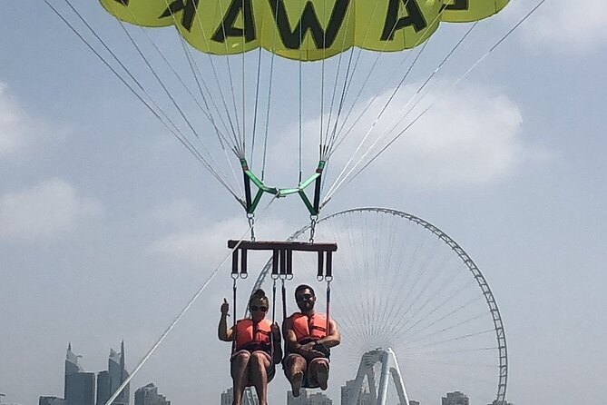 Jumeirah Beach Parasailing Experience in Dubai - The 10 to 15 minute flight above the Gulf