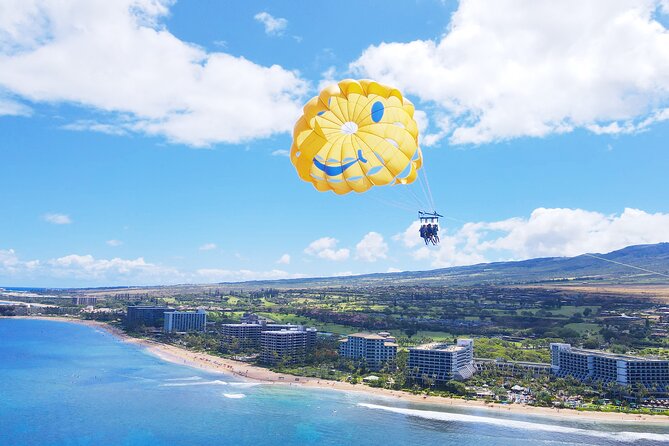 Kaanapali Beach Parasailing: Soar Above Maui’s Stunning Coastline - Flying above Kaanapali Beach