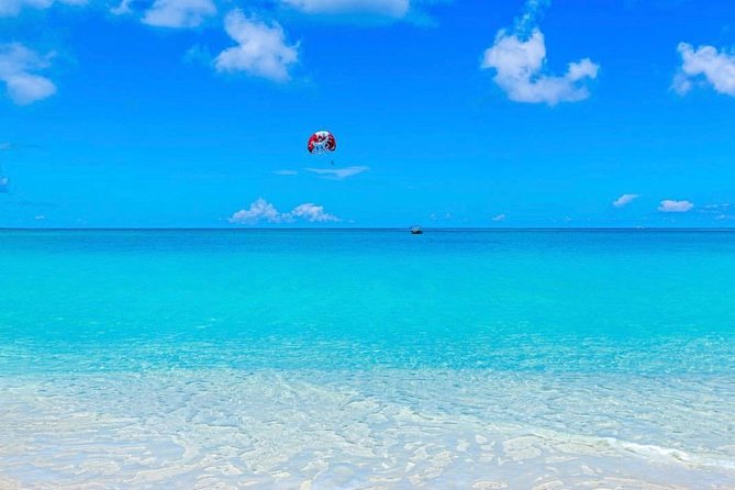 Key to the Sea Parasailing- Birds Eye View of the Best Beach in the world - Leaving Grace Bay and getting onto the boat