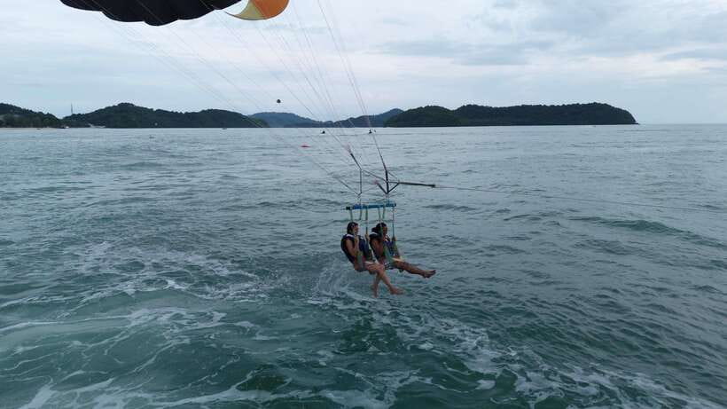Langkawi: Jet Ski and Parasailing Tour - Beras Basah Island and the private beach stop