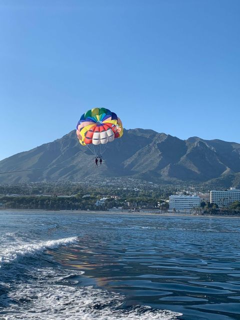 Marbella from the heights: Parasailing - Photos, videos, and the final bill
