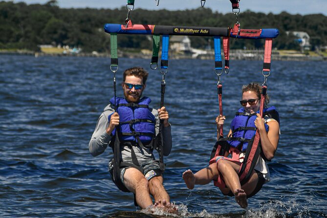 Nags Head Parasail High Flight - The boat ride and the first look at Roanoke Sound