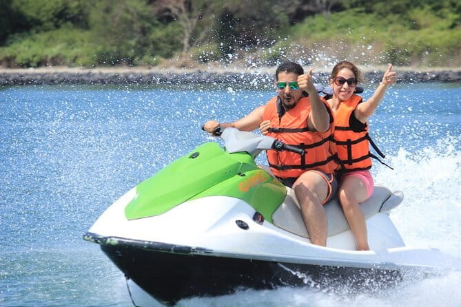 Nusa Dua Marine Jet Ski and Parasailing Adventure with Hotel Pick up - Two Water Activities, Two Very Different Moods