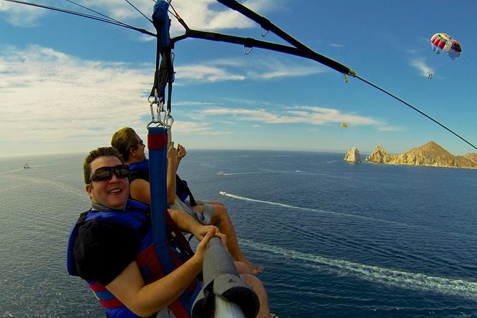 Outdoor Adventure: Parasailing in Los Cabos - Flying 600 feet above Cabo San Lucas Bay