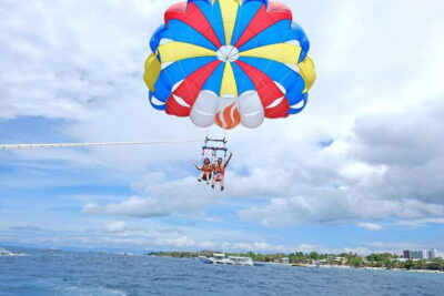 Panglao: Solo or Tandem Parasailing Experience near Alona