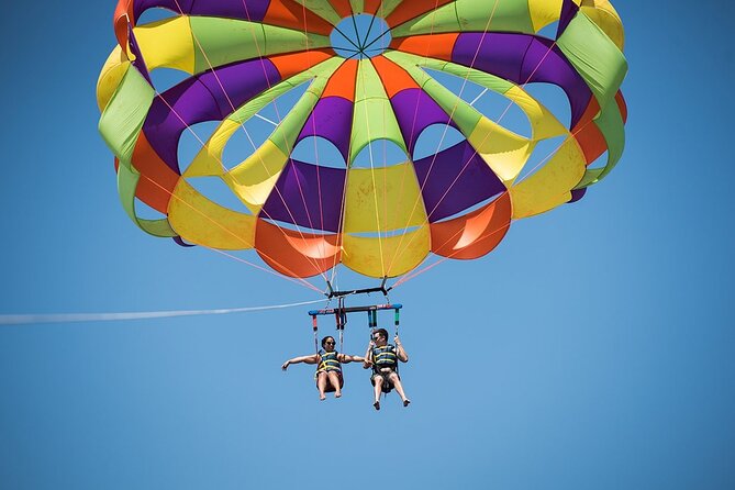 Paradise Island With Water Sports and Lunch Sea Trip, Parasailing - hurghada - Seven minutes above the water