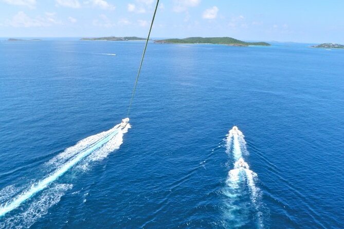Parasail Experience in St Croix - The boat ride sets the pace