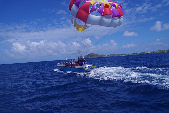 Parasail Experience in St Thomas - Taking off from Sapphire Beach Marina