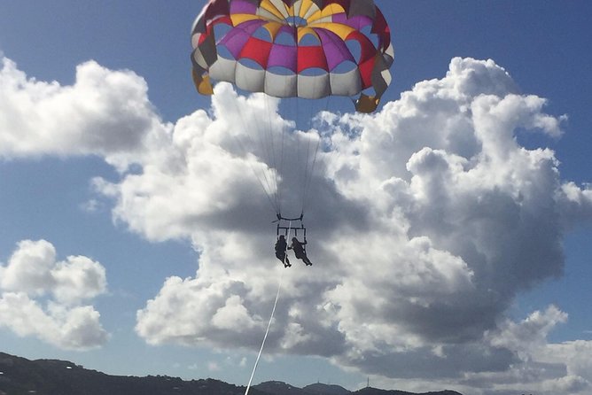 Parasail Experience in St Thomas - Eight to ten minutes above the Caribbean
