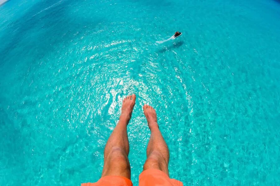 Parasail Over Cabbage Beach - From your hotel lobby to Cabbage Beach