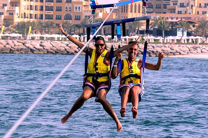 Parasailing - Getting airborne above Ras Al Khaimah