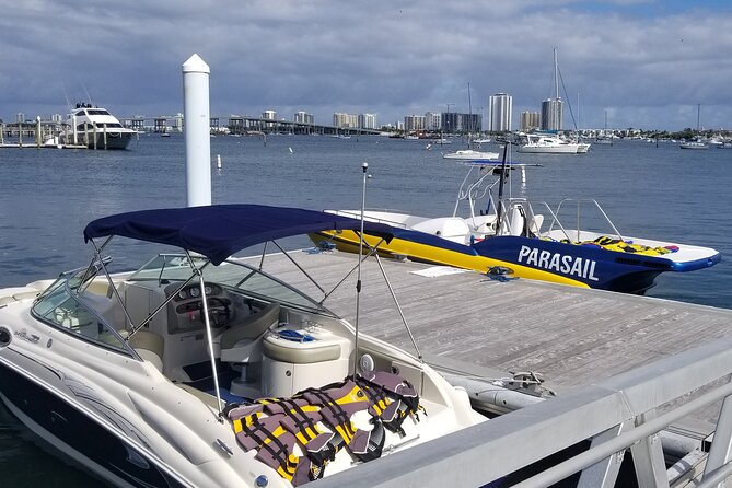 Parasailing Activity in West Palm Beach - Flying in front of Singer Island