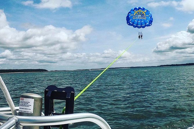 Parasailing Adventure at the Hilton Head Island - Staying dry or taking a water dip