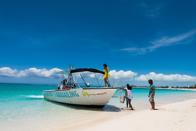 Parasailing Adventure from Providenciales in Turks and Caicos - The boat ride and safety briefing