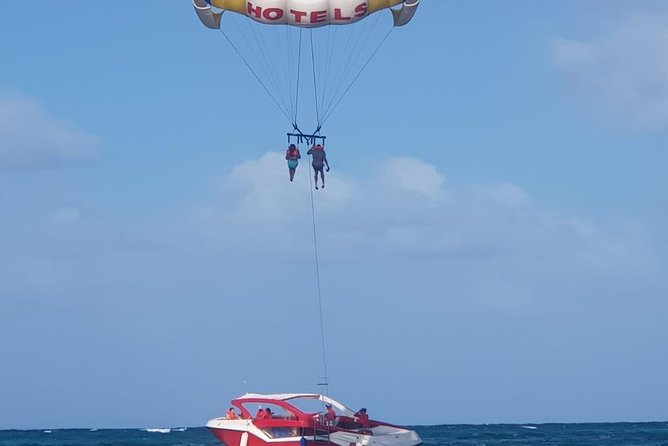 Parasailing Adventure in Punta Cana with Pick Up - The value of a $120 coastal flight