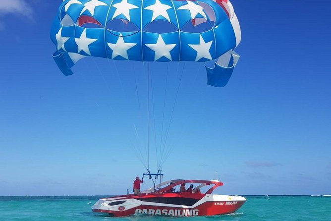 Parasailing Adventure in Punta Cana with Pick Up - What the beach stop feels like